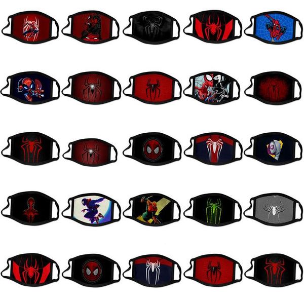 

spider man spiderman super hero designer luxury kid face mask party cosplay reusable dust washable windproof children cotton masks 4 zhbtq
