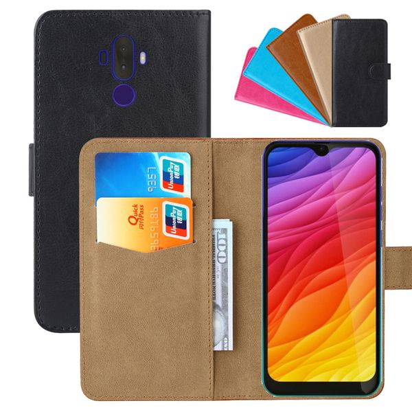 

luxury wallet case for haier i6 infinity pu leather retro flip cover magnetic fashion cases strap