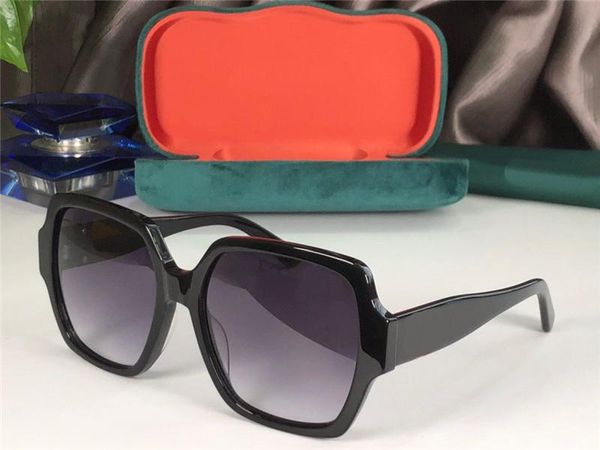 

new fashion popular sunglasses 0826 classic square frame simple and elegant style,uv400 protective glasses, White;black