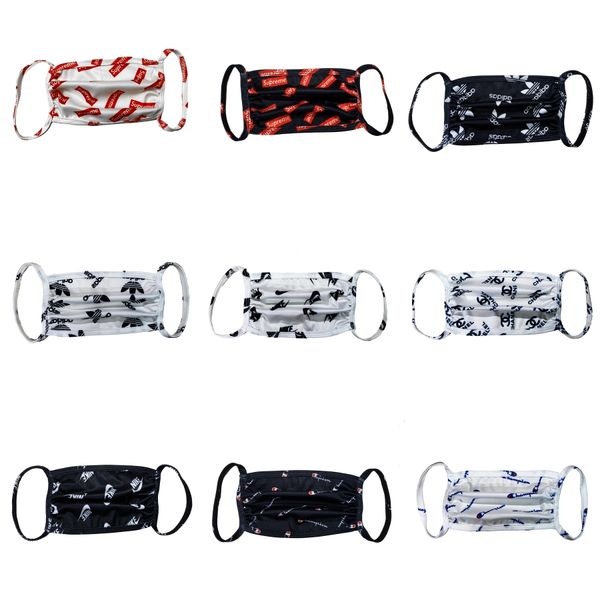 

reusable 3 layers black cotton face mask mouth masks adjustable anti dust face mouth masks 445, Blue;pink