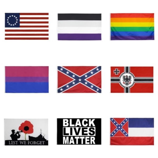 

90*150cm rainbow flag rainbow pride gay flag banner flag 100% polyester with two metal grommets flagpole lgbt 552