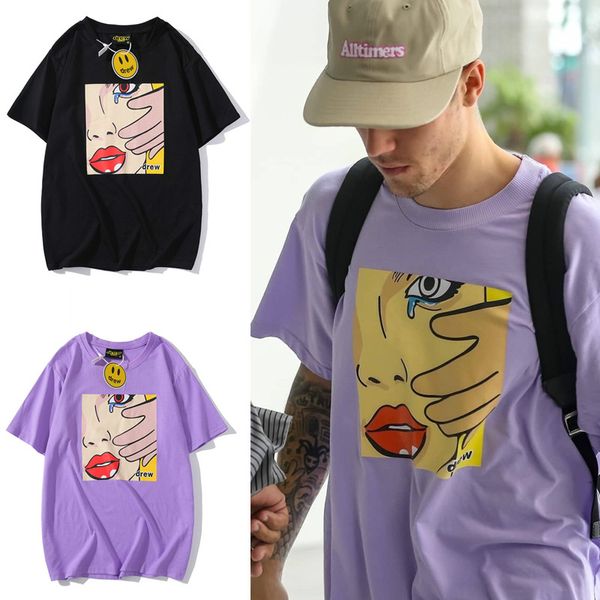 

Mens Designer T-shirts Summer Fashion Street Style Hiphop Tees Tops Mens Womens Luxury Print Loose T Shirts Mens Brand Casual Tshirts