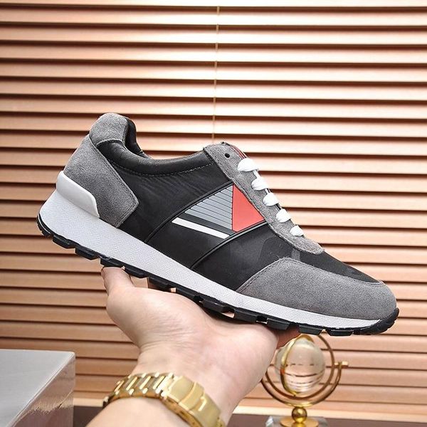 

new arrival technical fabric sneakers men 's shoes autumn and winter soft footwears lace -up casual men shoes sports sneakers fast del, Black