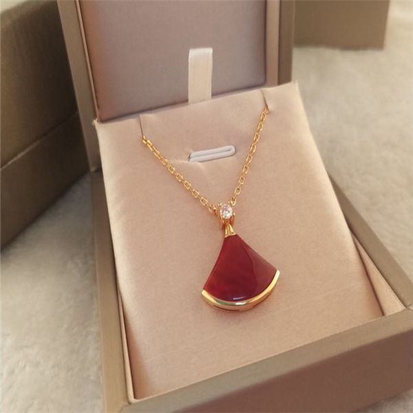 

66senior designer necklace clavicle chain brand louÃ¬s vuÃ¬ttÃµn pendant necklace rose gold silver women's box wedding jewelry