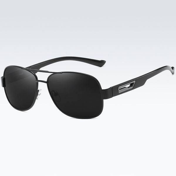 

sunglasses polarized men women elegant eyewear metal brand designer driving glasses uv400 retro, White;black