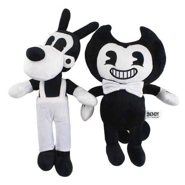 

New Cartoon Bendy and the Ink Machine 30cm-35cm Plush Doll Favorite Kids Gift Christmas Birthday Halloween Gifts Fast Shipping