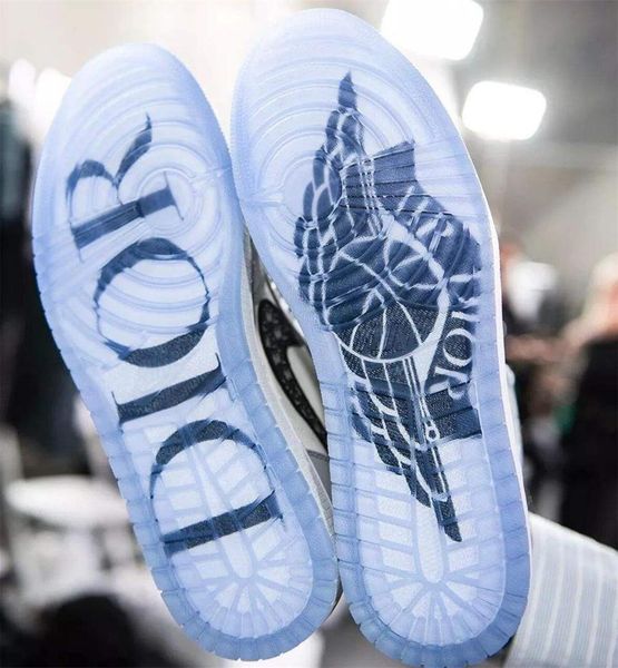 

promotion retro luxury designer brand air diÃ²r oblÃ¬que x nikÃ¨ air jÃ²rdan 1 trainers ransparent crystal outsole sneakers basketball shoes