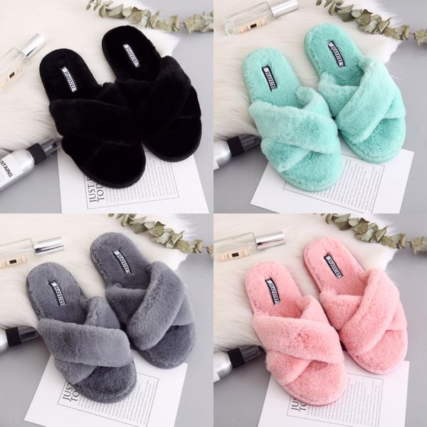 

2020 transparent slippers fashion biling crystal slippers women platform summer sandals outdoor rhinestones flat ladies shoes l22#534, Black