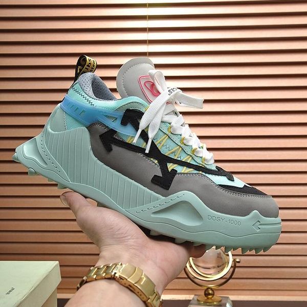 

odsy -1000 sneakers mens shoes new arrival luxury comfortable fashion design sneakers lace -up sports plus size men shoes zapatillas hombre, Black