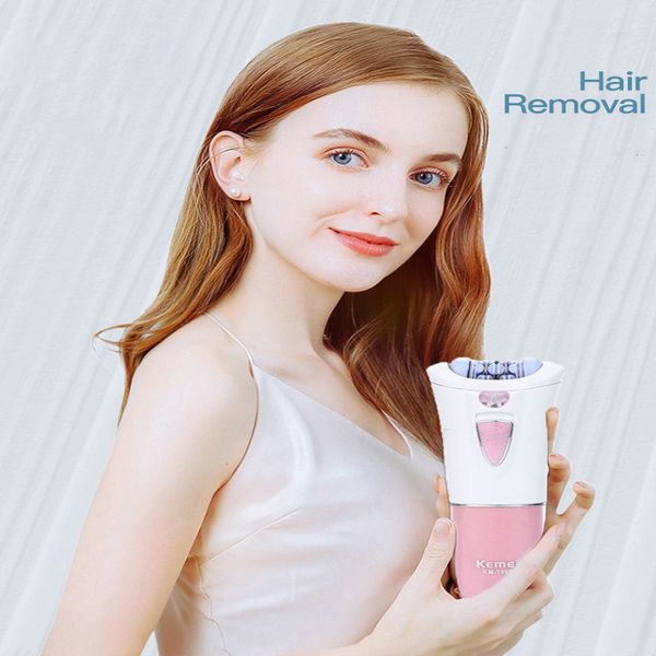 

2016 kemei 1999 women epilator hair remove unwanted hair on the legs face armpits bikini depilator line personal care trimmer hairclippersde