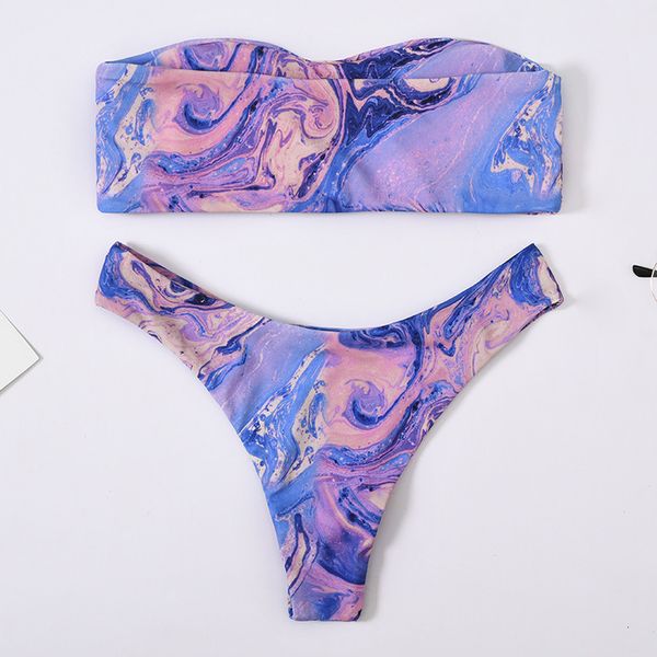 

melphieer purple tie dye bikinis set girls mini micro bikini brazil high cut swimwear womens swimsuit biquini bathing suit, White;black