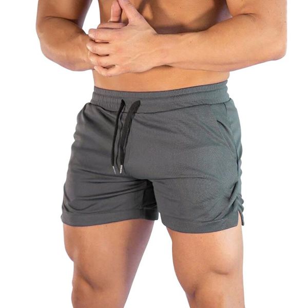 

gym clothing men quick drying sports wear running thin swimsuit casual bodybuilding lightweight elastic waist fitness shorts jogging, White;black