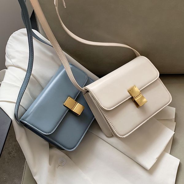 

новая solid color кожа pu crossbody сумка для женщин 2020 дизайнер lady small square сумка casual путешествие плеча сумочки
