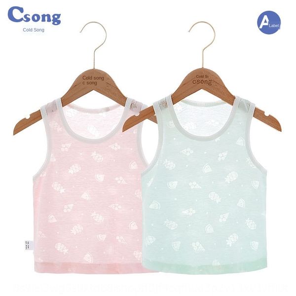 

uwj9r baby vest thin men and girls baby belly protection small sling protective undermounting sling newborn children sleeveless bottom wear, Blue