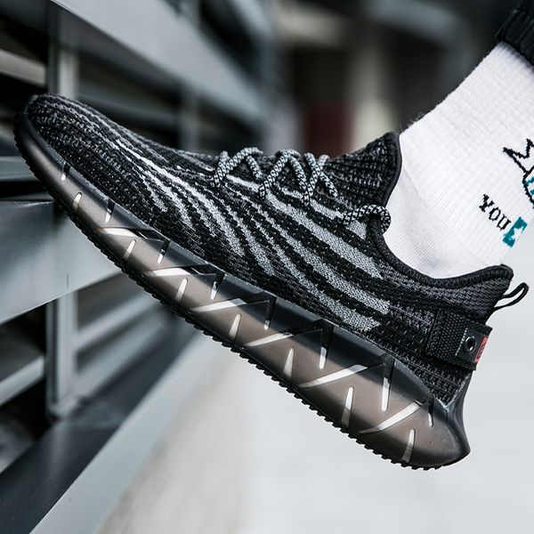 

new running shoes for men breathable sport shoes outdoor walking mens run fitness comfortable zapatillas athletic trainers, Black