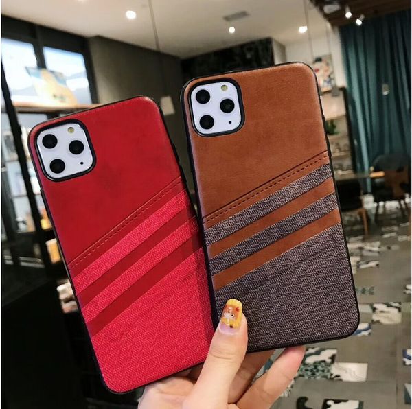 

leather cover design phone case for iphone 11 pro x xs max xr 7 8 plus fashion brand soft cover