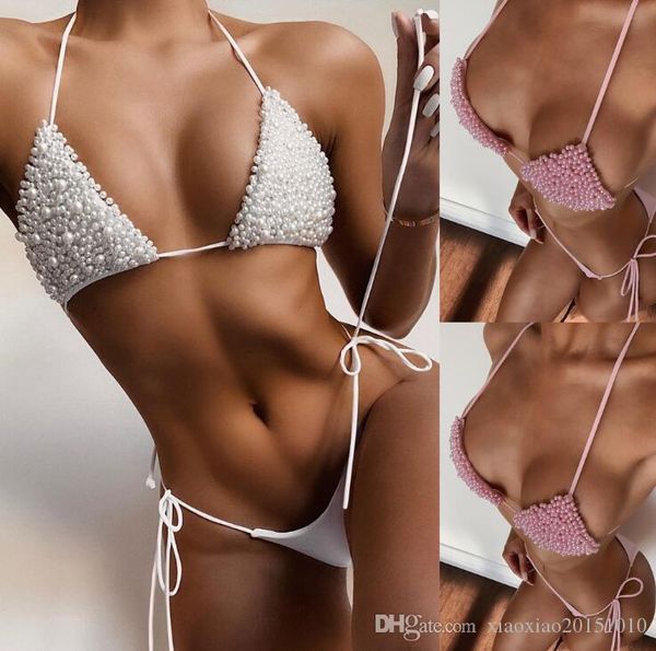 

leopard print bikini bottom bandage summer swimsuit tied rope bathing suit thong swimwear women biquini 8016, White;black