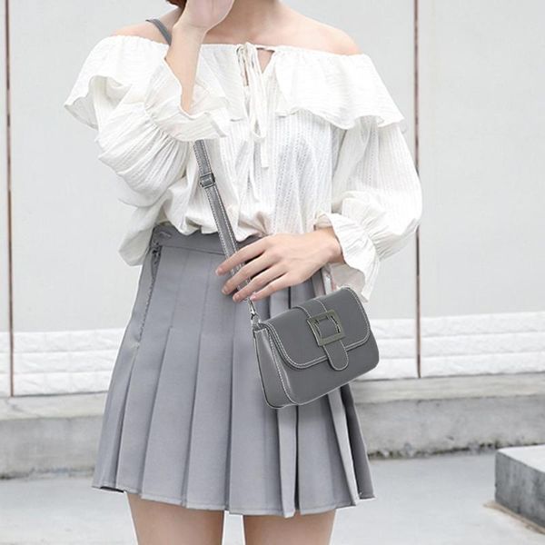 

женщины кожи pu сумка женщина щедрой пряжки сумка ретро малая кожа pu crossbody сумка для отдыха
