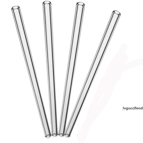 

18 cm/7 inch reusable wedding birthday party straight clear glass drinking straws thick straws barware