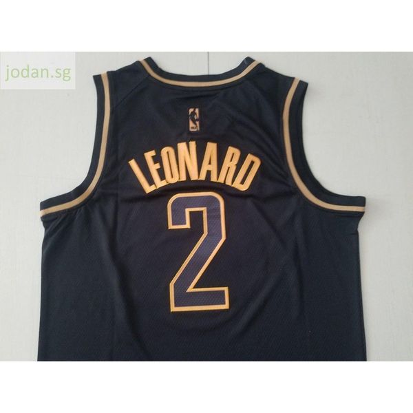 

702 new jersey men's leonard #2 sports jerseys vest s-xxl stitched jersey, Black;white