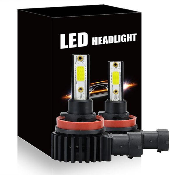 

winsun 2pcs 60w led canbus car headlight h7 led h3 h4 h1 h8 h11 9005 hb3 9006 hb4 cob 12000lm 6000k 12v 24v mini lamp auto styling