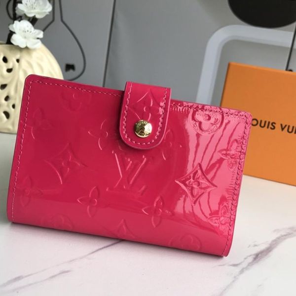

classic style women wallet purses handbags luxury designer lady leather wallets money coin pocket card holder purse portefeuille sale
