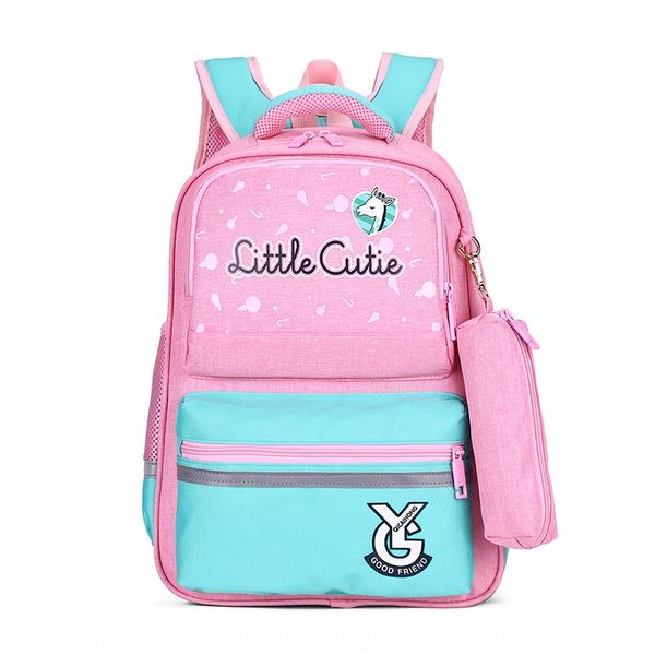 

new primary school schoolbag 1-3-6 grade large capacity load relief breathable children's bag backpack backpack backpack