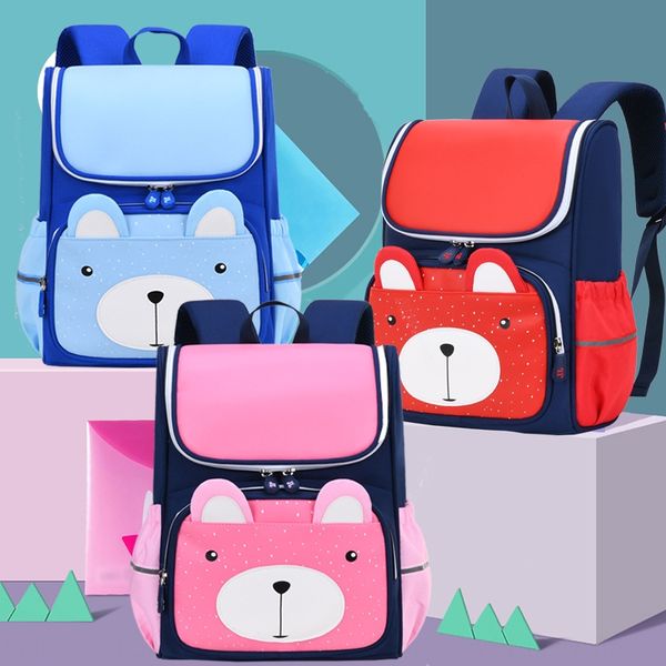 

new pupil grade 1-3-6 schoolbag backpack children's backpack cute girl's schoolbag korean style light