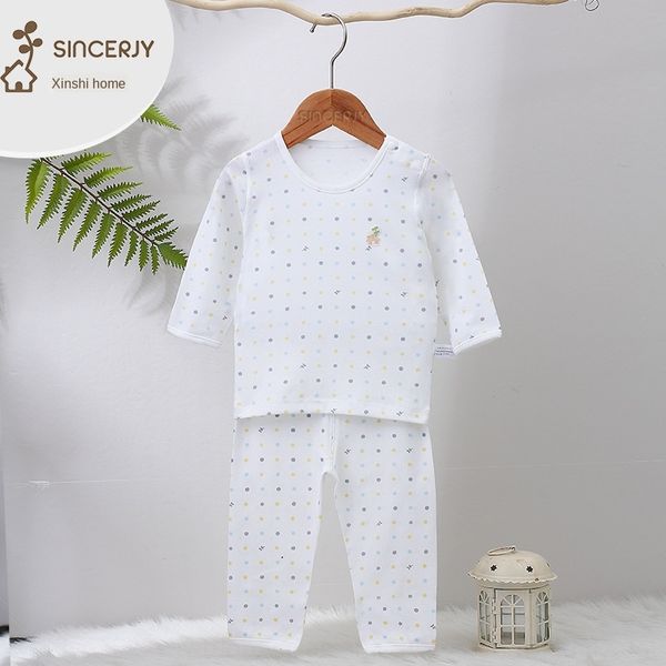 

jjqlu одежда для мужчин и женщин весной осенью и зимой одежда комфортно дома белье набор хлопок база нижнее белье детское гр ребенка