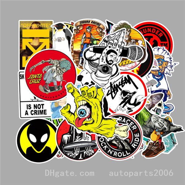 

100pcs/lot bulk stickers graffiti cartoon stickers for kids teens adults no-duplicate sticker laprefrigerator luggage helmet car decals