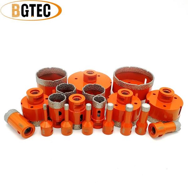 

bgtec 1pc vacuum brazed diamond dry drilling bits 5/8-11 connection drill bits
