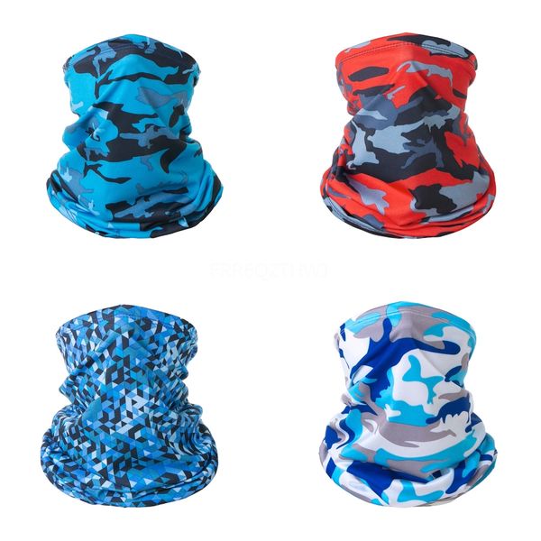

half face outdoor sport camouflage flag masks for men women magic skull scarf designer headband sports washable breathable prot #121#309##49, Black