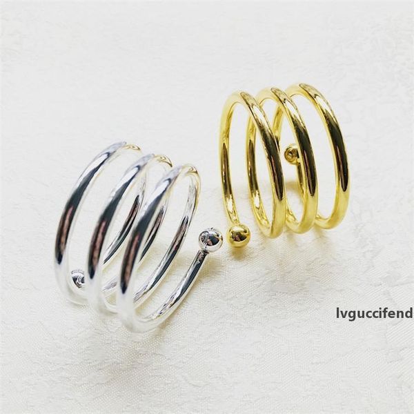 

metal napkin ring napkin holder gold silver napkin ring special spring design l restaurant table decoration