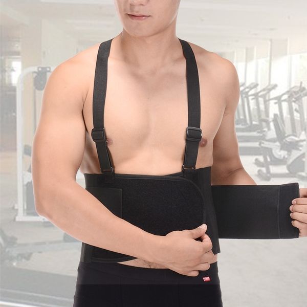 

compression straps waist weightlifting exercise work student labor waist men and women protection protection, Black;gray