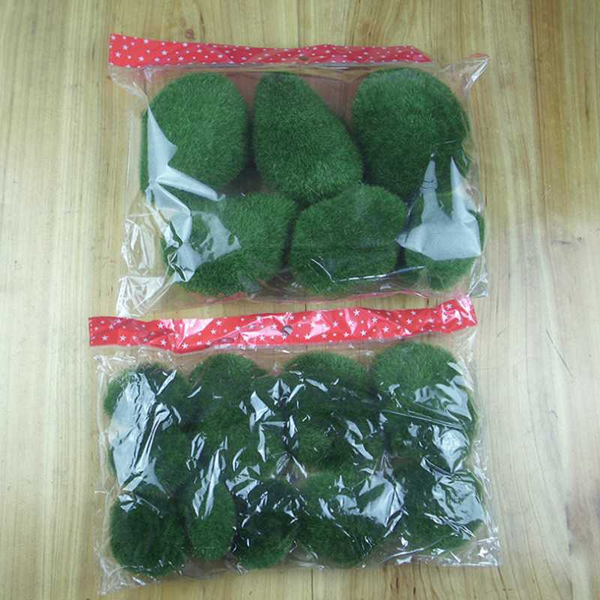

mini landscape fake moss stone grass marimo green plant home garden decor artificial moss stones for lawn house decoration