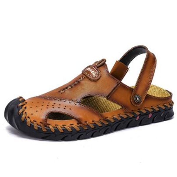 

new men shoes leather comfortable lightweight breathable casual models non-slip wear-resistant design fashion men shoes, Black