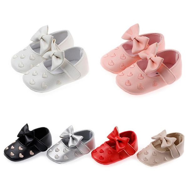 

новорожденные ребёнки bowknot мягкой подошвой обувь sneaker детские ходунки первая нескользящие prewalker обувь спорт
