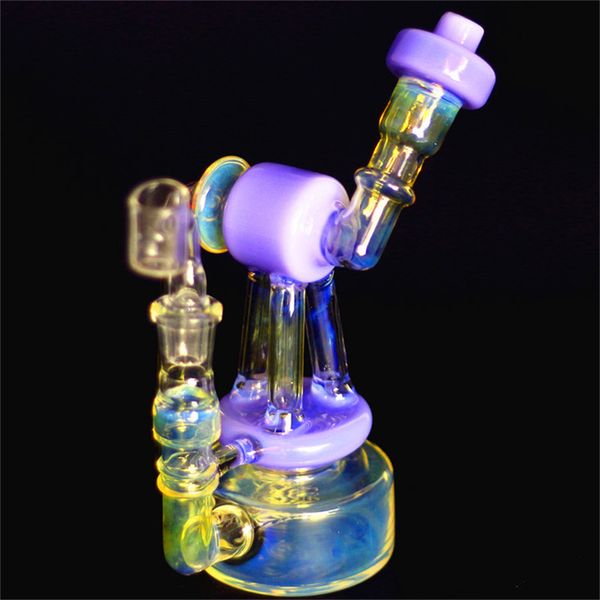 ROBOT RECYAH LIGANHO RECIPLADOR EBRIDO DAB RIG RIGUNDO DE BONG DE BONG DE BONG PERCOLATOR DE ÁGUA VIDRO SIDERCAR COM RANGER DE 14MM