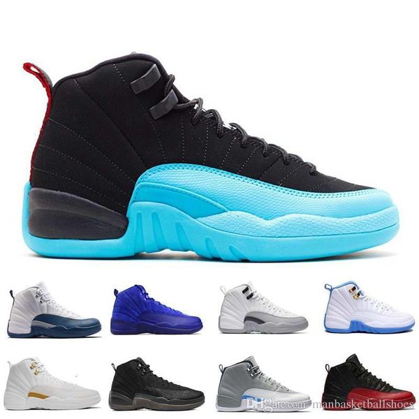 

qaulitys mens basketball shoes 12 pe gym red white flu game playoffs french blue master wolf grey outdoor sneakers men shoes trainer