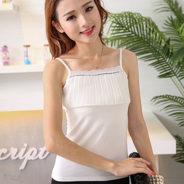 

new women's wear small sling elastic modal sling underpants vest underpants girl base shirt slim floral vest, Camo
