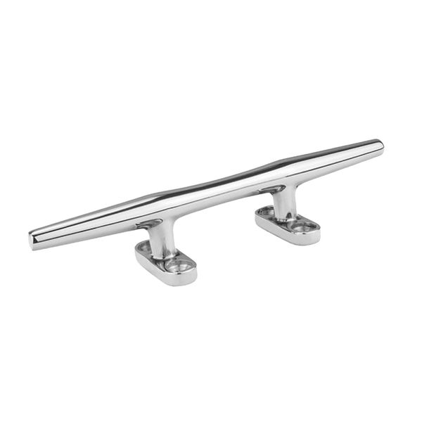 

boat dock cleat 6 inch 15cm open base - 316 stainless steel