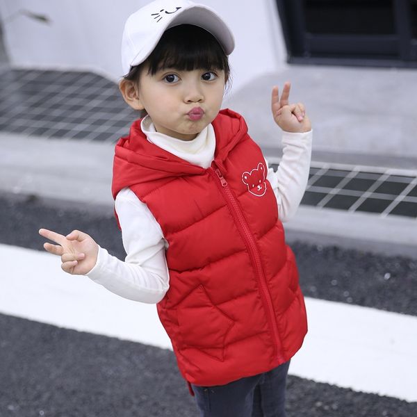 

a5tln 2019 children's down cotton new boysand girlshoodie thickened baby's vesthoodie vestcoat 2019 children's down cotton ve, Camo