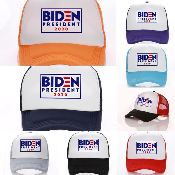 

hz3os party biden baseball hat 7 styles american election adjustable hats outdoor letter cap joe 2020 embroidery joe hats, Blue;gray