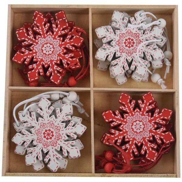 

new year natural wood christmas ornaments pendant hanging gifts xmas tree decor home wedding decoration