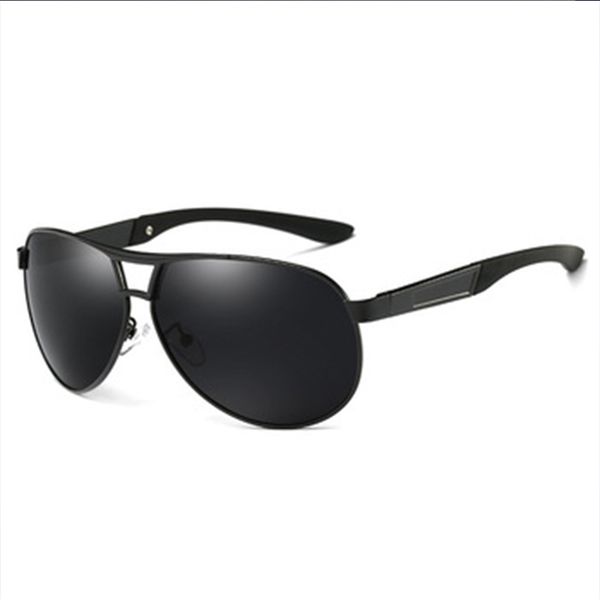 

sunglasses classic pilot men driving polarized tac lens metal frame male eyewear, White;black