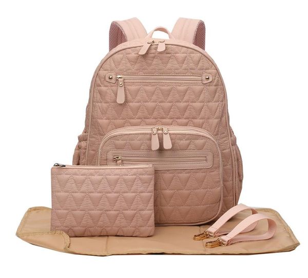 

pu leather diaper bag backpack waterproof maternity bag for stroller baby mummy bags pu nappy large capacity with bottle