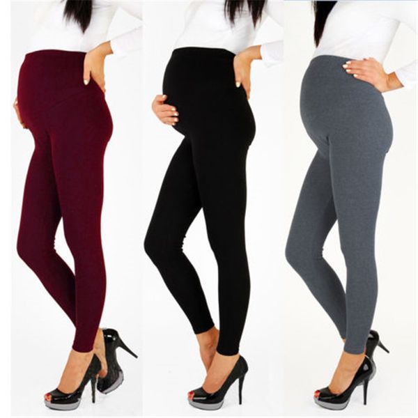 

regnant women pregnant pants pregnancy clothes spring summer 2020 maternity high waist trousers, Black;white