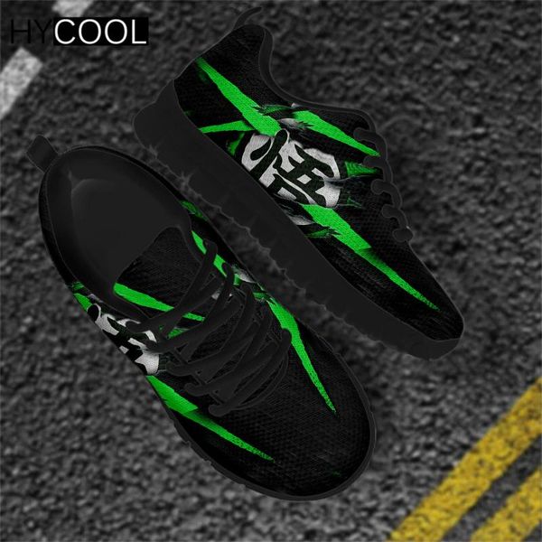

hycool green printing breathable running shoes men outdoor marathon sneakers lightweight comfort male sport shoes