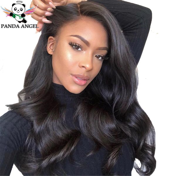 

body wave full lace human hair wigs for black women pre plucked 10-26inch remy brazilian human hair 360 lace frontal wigs panda
