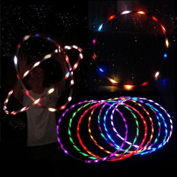 

90cm led glow performance hoop sports toys loose weight toy kids child